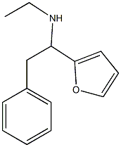 α-Benzyl-N-ethylfuran-2-methanamine Struktur