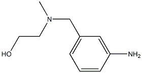 2-[(3-aminobenzyl)(methyl)amino]ethanol(SALTDATA: 2HCl) Struktur