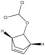 Bicyclo[2.2.1]hept-2-ene, 7-(dichloromethoxy)-, (7-anti)- (9CI) Struktur