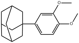 1-(3,4-Dimethoxyphenyl)adamantane Struktur