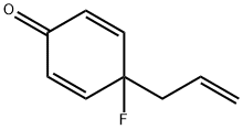 2,5-Cyclohexadien-1-one,4-fluoro-4-(2-propenyl)-(9CI) Struktur