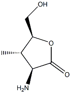 Arabinonic acid, 2-amino-2,3-dideoxy-3-methyl-, gamma-lactone (9CI) Struktur