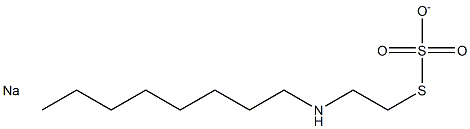 Thiosulfuric acid O-sodium S-[2-(octylamino)ethyl] ester salt Struktur