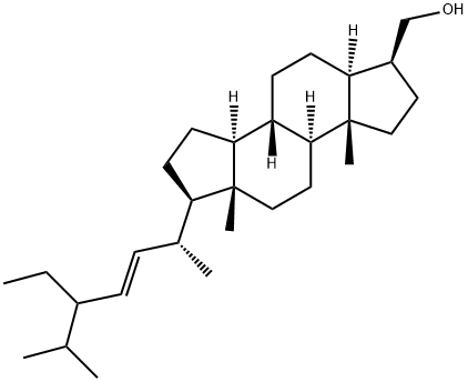 (22E,24ξ)-24-Ethyl-3β-hydroxymethyl-A-nor-5α-cholest-22-ene Struktur