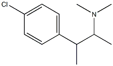 4-Chloro-N,N,α,β-tetramethylbenzeneethanamine Struktur