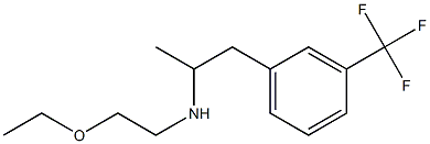 N-(2-Ethoxyethyl)-α-methyl-3-(trifluoromethyl)benzeneethanamine Struktur