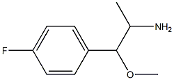 4-Fluoro-β-methoxy-α-methylbenzeneethanamine Struktur