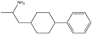 α-Methyl-4α-phenylcyclohexane-1β-ethanamine Struktur