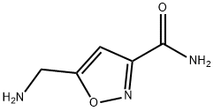 3-Isoxazolecarboxamide,5-(aminomethyl)-(9CI) Struktur