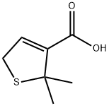 3-Thiophenecarboxylicacid,2,5-dihydro-2,2-dimethyl-(9CI) Struktur