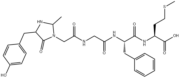 enkephalin-Met, acetaldehyde- Struktur