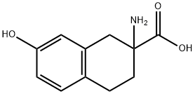 2-Naphthalenecarboxylicacid,2-amino-1,2,3,4-tetrahydro-7-hydroxy-(9CI) Struktur