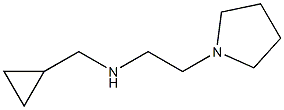 1-Pyrrolidineethanamine,N-(cyclopropylmethyl)-(9CI) Struktur