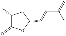 2,7-DIMETHYLOCTA-5(TRANS),7-DIENO-1,4-LACTONE Struktur