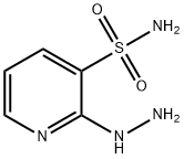 3-Pyridinesulfonamide,2-hydrazino-(9CI) Struktur