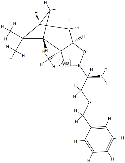 (R)-BoroSer(OBn)-(+)-Pinanediol Struktur