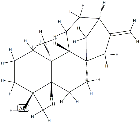 19-Norkaur-16-en-4β-ol Struktur