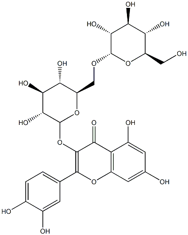 quercetin 3-O-gentobioside Struktur