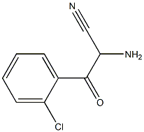 Benzenepropanenitrile,  -alpha--amino-2-chloro--bta--oxo- Struktur