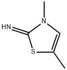 2(3H)-Thiazolimine,3,5-dimethyl-(9CI) Struktur