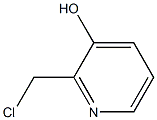 3-Pyridinol,2-(chloromethyl)-(9CI) Struktur