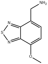 2,1,3-Benzothiadiazole-4-methanamine,7-methoxy-(9CI) Struktur