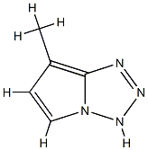 1H-Pyrrolotetrazole,7-methyl-(9CI) Struktur