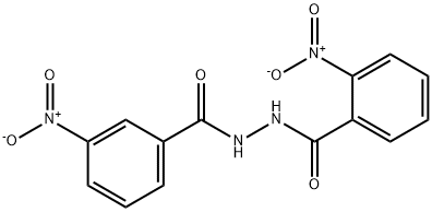 2-nitro-N'-(3-nitrobenzoyl)benzohydrazide Struktur