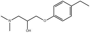 2-Propanol,1-(dimethylamino)-3-(4-ethylphenoxy)-(9CI) Struktur