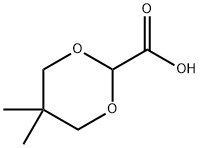 1,3-Dioxane-2-carboxylicacid,5,5-dimethyl-(9CI) Struktur