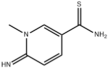 3-Pyridinecarbothioamide,1,6-dihydro-6-imino-1-methyl-(9CI) Struktur