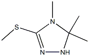 1H-1,2,4-Triazole,4,5-dihydro-4,5,5-trimethyl-3-(methylthio)-(9CI) Struktur