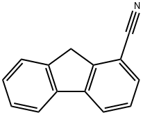 1-Fluorenecarbonitrile(5CI) Struktur