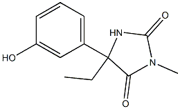 3-hydroxymephenytoin Struktur