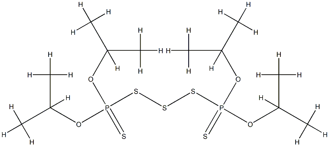 Bis[bis(isopropyloxy)phosphino] perpentasulfide Struktur