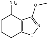 1,2-Benzisoxazol-4-amine,4,5,6,7-tetrahydro-3-methoxy-(9CI) Struktur