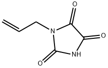 1-(2-Propen-1-yl)-2,4,5-imidazolidinetrione Struktur