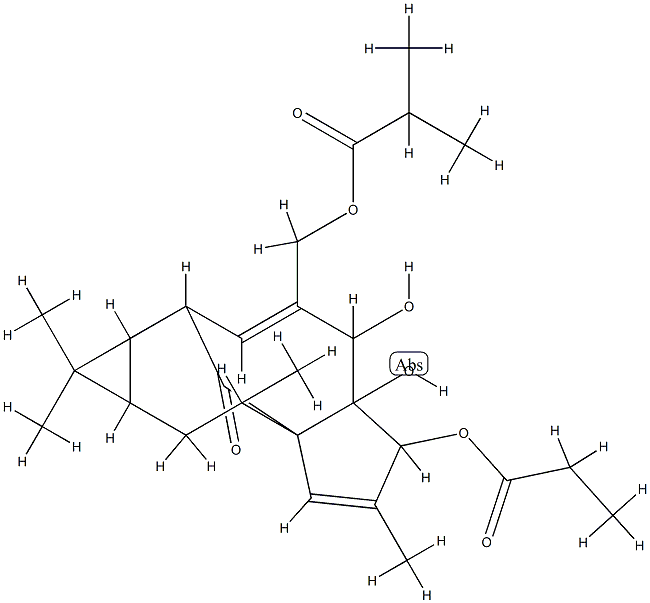 ingenol-3-propionate-20-isobutyrate Struktur