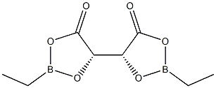 (4R,4'S)-2,2'-Diethyl-4,4'-bi[1,3,2-dioxaborolane]-5,5'-dione Struktur