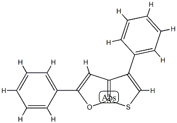 2,4-Diphenyl[1,2]dithiolo[1,5-b][1,2]oxathiole-7-SIV Struktur