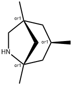 6-Azabicyclo[3.2.1]octane,1,3,5-trimethyl-,(1R,3R,5S)-rel-(9CI) Struktur