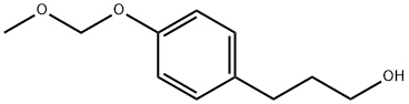 3-(4-(MethoxyMethoxy)phenyl)propan-1-ol Struktur