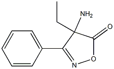 5(4H)-Isoxazolone,4-amino-4-ethyl-3-phenyl-(9CI) Struktur