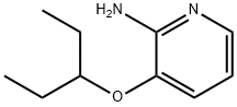 2-Pyridinamine,3-(1-ethylpropoxy)-(9CI) Struktur