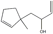 2-Cyclopentene-1-ethanol,alpha-ethenyl-1-methyl-(9CI) Struktur