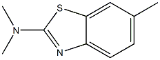 2-Benzothiazolamine,N,N,6-trimethyl-(9CI) Struktur