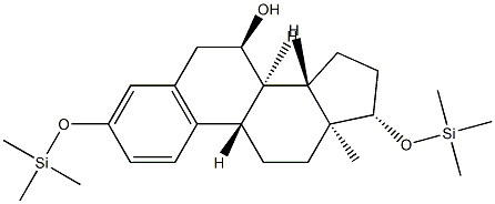 3,17β-Bis[(trimethylsilyl)oxy]estra-1,3,5(10)-trien-7α-ol Struktur