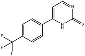 2-Mercapto-4-(4-trifluoroMethylphenyl)pyriMidine Struktur