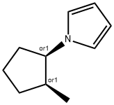 1H-Pyrrole,1-[(1R,2S)-2-methylcyclopentyl]-,rel-(9CI) Struktur