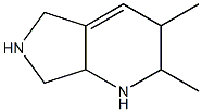 1H-Pyrrolo[3,4-b]pyridine,2,3,5,6,7,7a-hexahydro-2,3-dimethyl-(9CI) Struktur